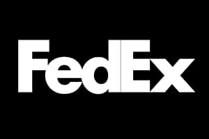 FedEx logo on US Custom Caps customer work